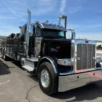a black truck with chrome bumpers