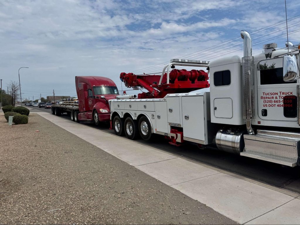 Truck breakdown on Arizona road